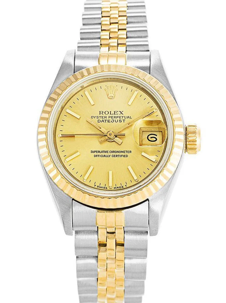 Rolex Datejust 26mm Gold Dial 69173 - Bestter Watches