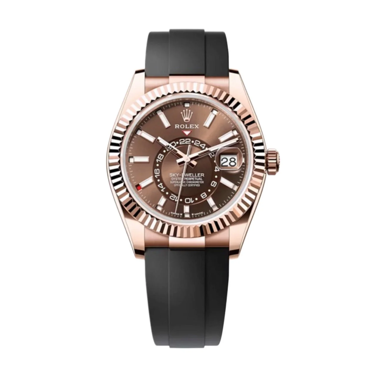 Superclone Rolex Sky-Dweller 42 mm Chocolate Dial 336235 - Bestter Watches
