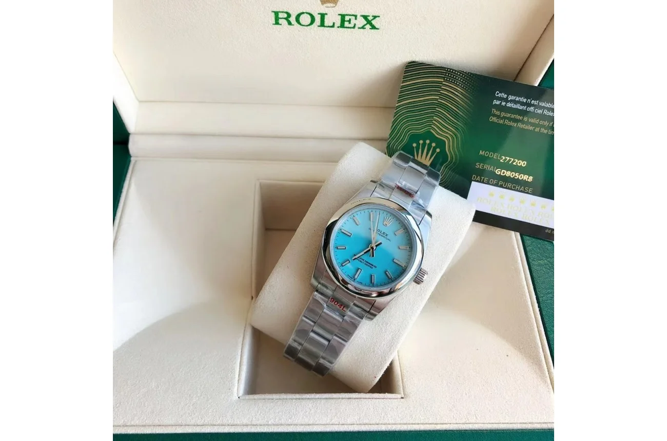 Couple Watches Rolex Oyster Perpetual 31/41mm SS/SS Tiffany Blue/Stk - Bestter Watches