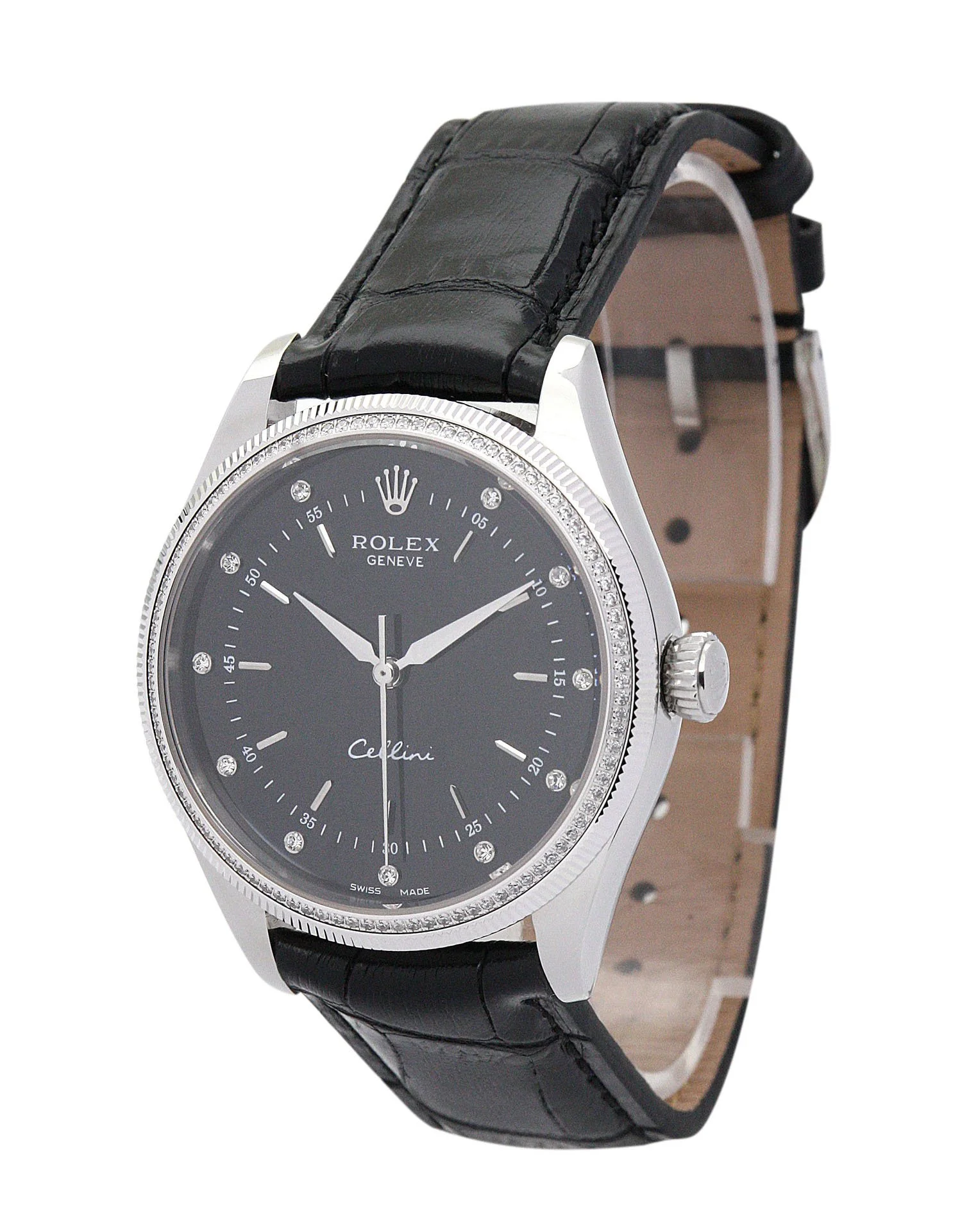 Rolex Cellini 39.5mm Black Dial 5310 - Bestter Watches