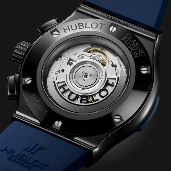 Hublot Classic Fusion Men Automatic Blue Rubber Watch 521.CM.7170.RX - Bestter Watches