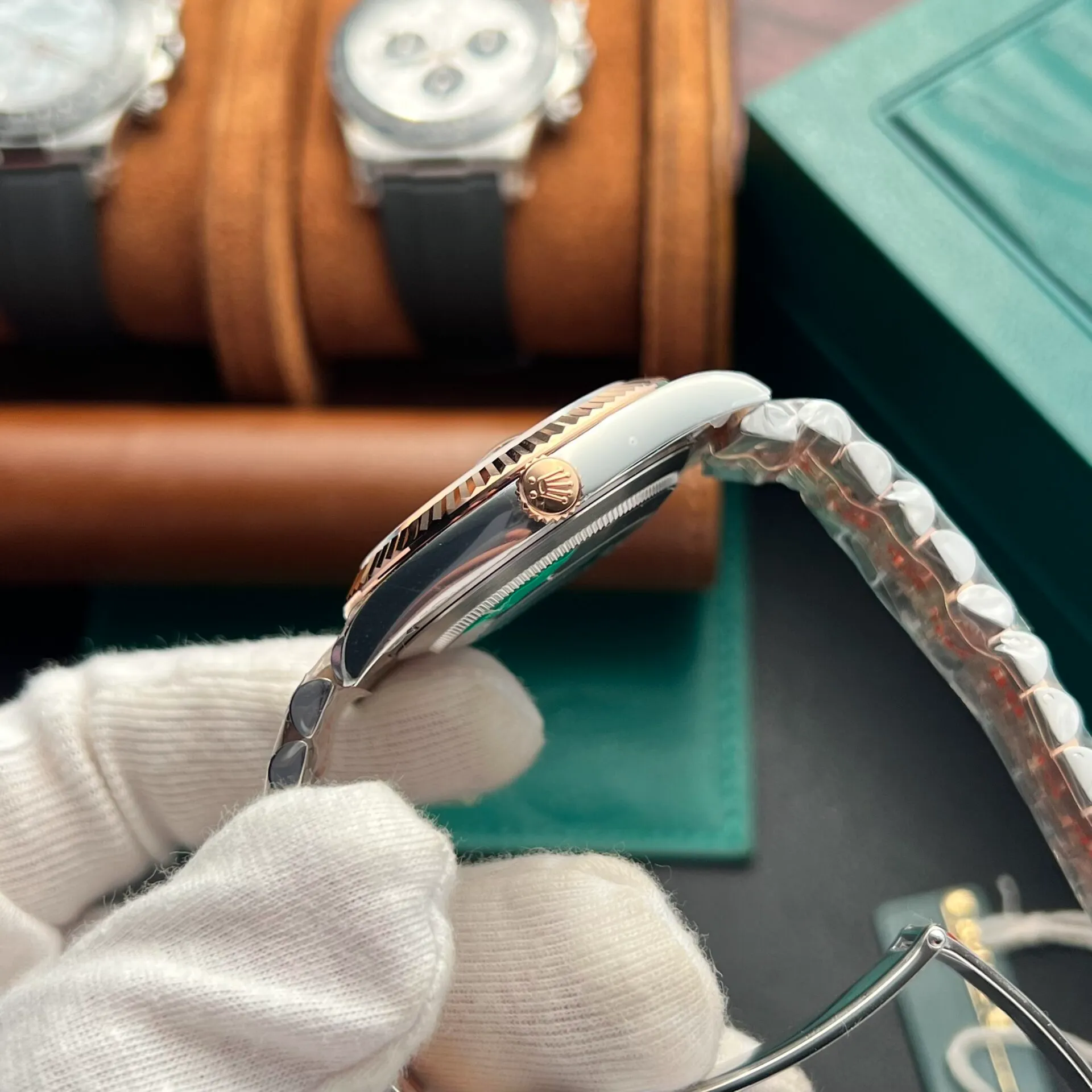 Superclone Rolex Datejust 41 mm Chocolate Dial 126331 Jubilee - Bestter Watches