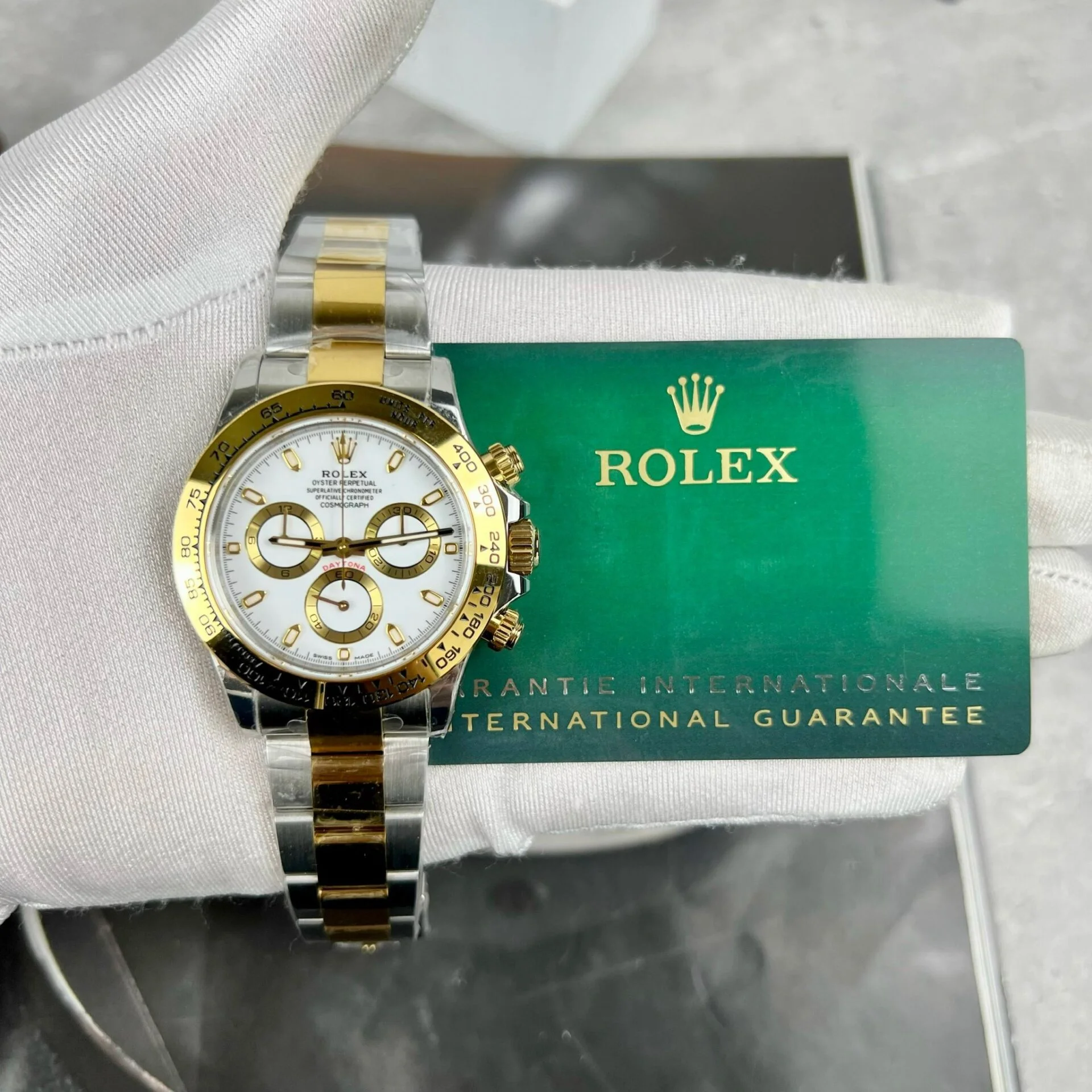 Superclone Rolex Daytona 40 mm White Dial 126503 - Bestter Watches