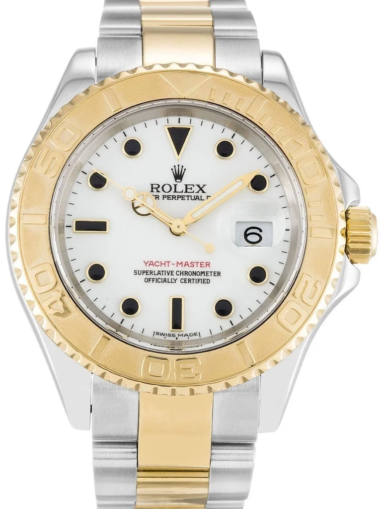 Rolex Yacht-Master 40mm White Dial 16623-2 - Bestter Watches