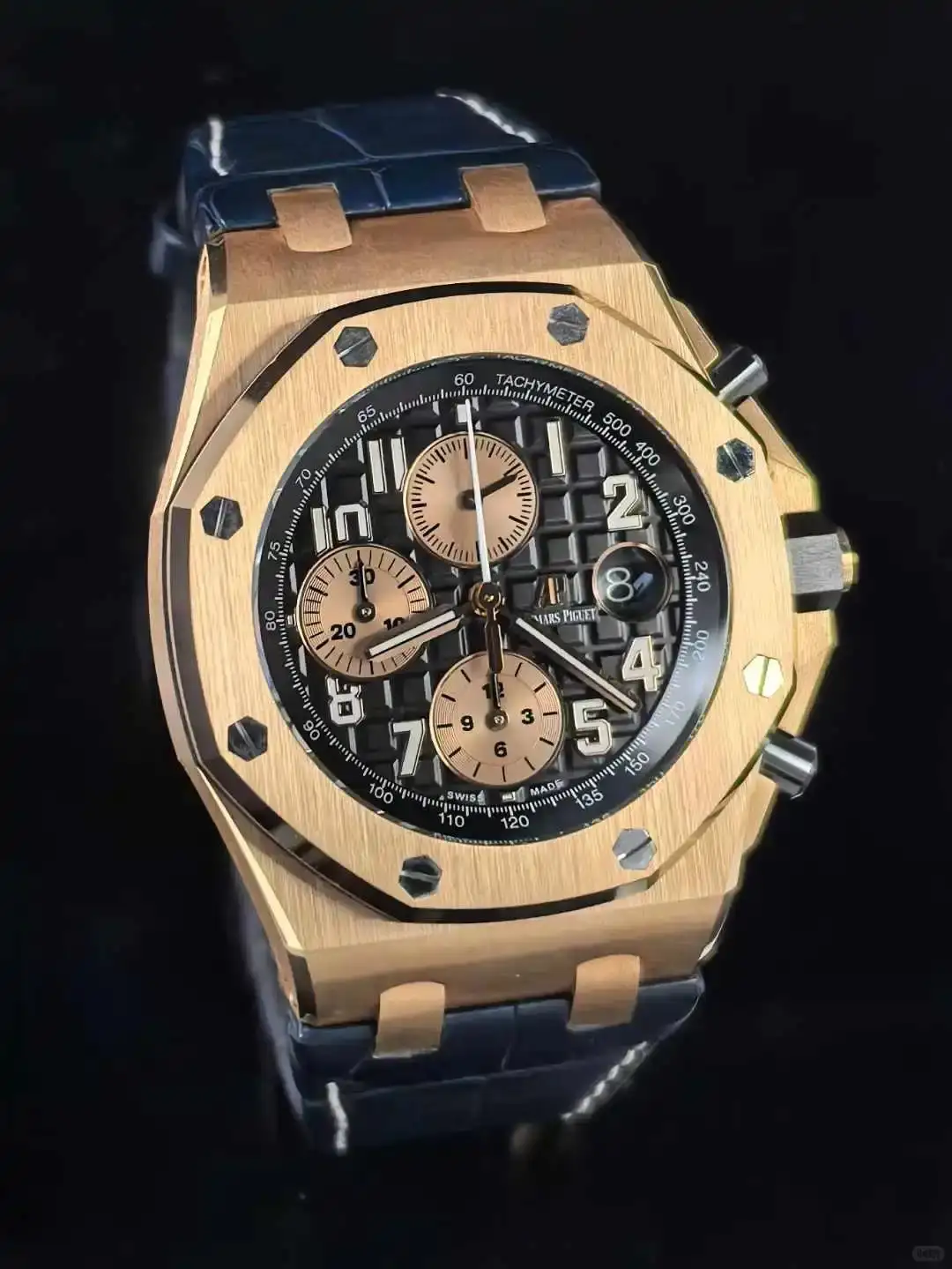 Audemars Piguet Royal Oak Offshore Selfwinding Chronograph Black, Gold 26470OR.OO.A002CR.02 - Bestter Watches
