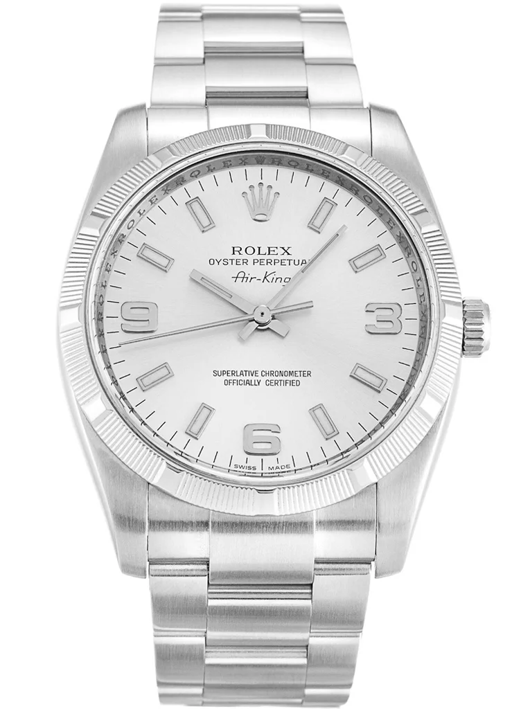 Rolex Air-King 34mm Silver Dial 114210 - Bestter Watches