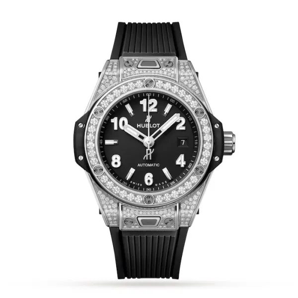 Hublot Big Bang Women Automatic Black Rubber Watch 485.SX.1170.RX.1604 - Bestter Watches