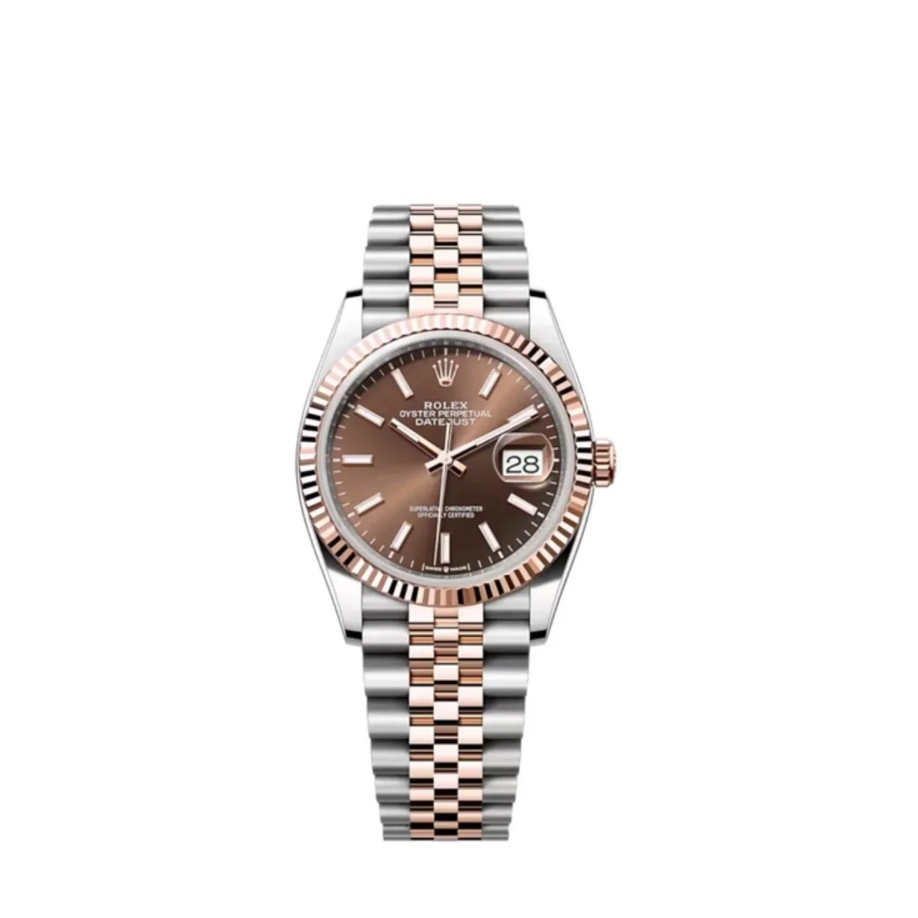Superclone Rolex Datejust 36 mm Chocolate Dial 126231 Jubilee - Bestter Watches