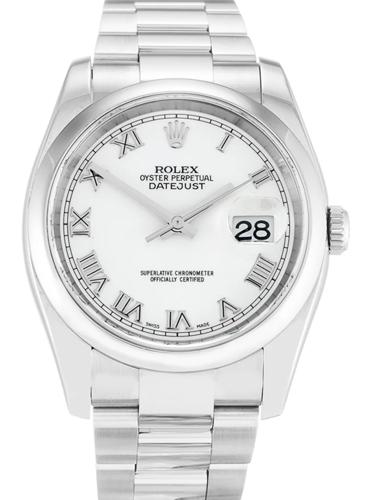 Rolex Datejust 36mm White Dial 116200-2 - Bestter Watches