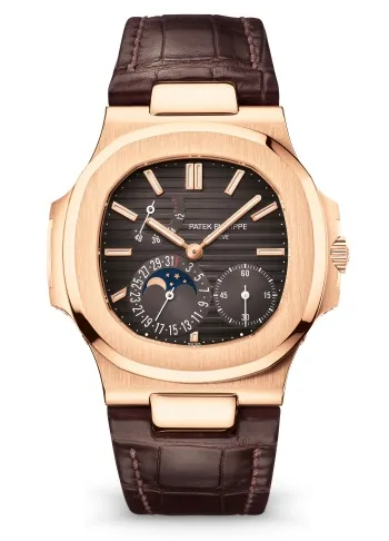 Patek Philippe Nautilus Moon Phase Rose Gold Watch 5712R-001 - Bestter Watches