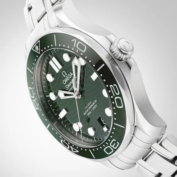 Omega Seamaster Men Automatic Green Stainless Steel Watch O21030422010001 - Bestter Watches