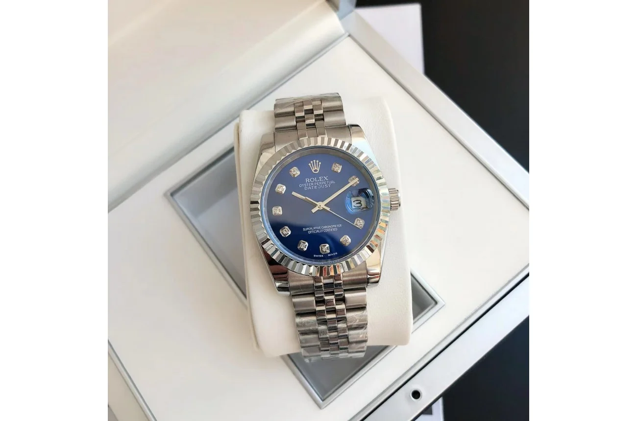 Couple Watches Rolex Datejust 36/28mm SS/SS Jub Blue/Dial - Bestter Watches