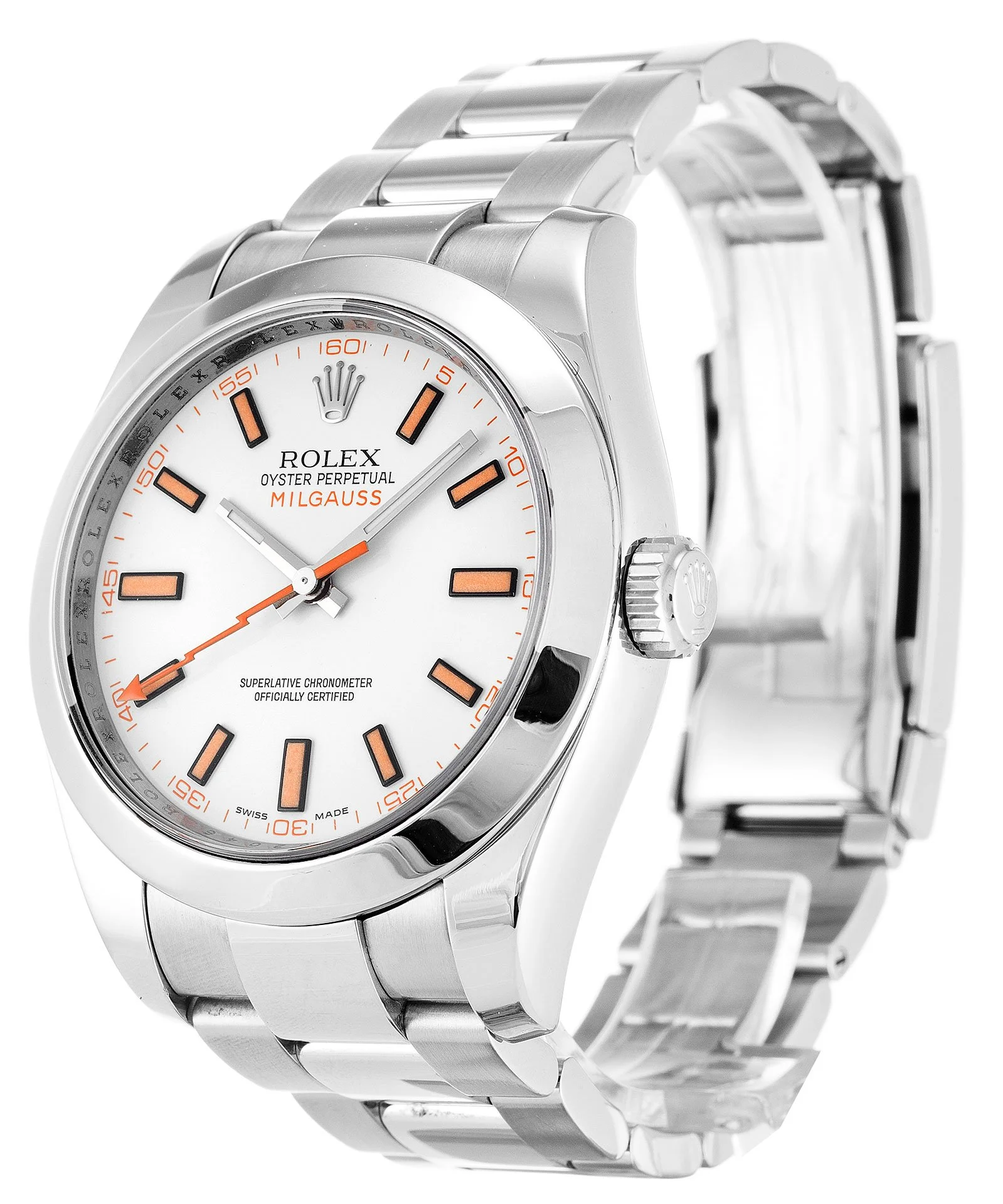 Rolex Milgauss 40mm White Dial 116400 - Bestter Watches