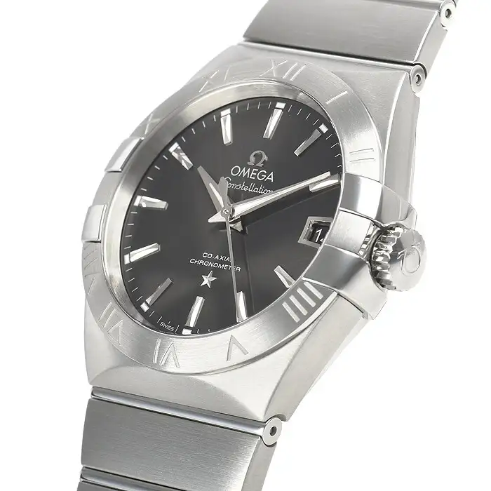 Omega Constellation Men Automatic Black Stainless Steel Watch O13110362001001 - Bestter Watches