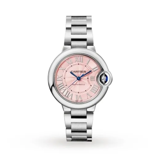 Cartier Ballon Bleu de Cartier Women Automatic Pink Stainless Steel Watch WSBB0046 - Bestter Watches