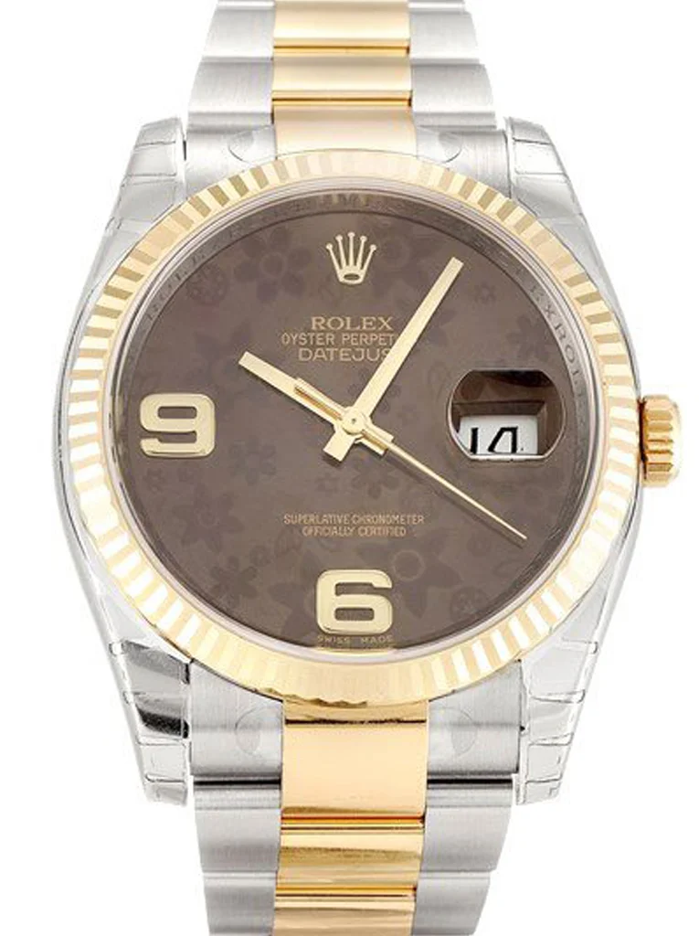 Rolex Datejust 36mm Floral Dial 116233 - Bestter Watches