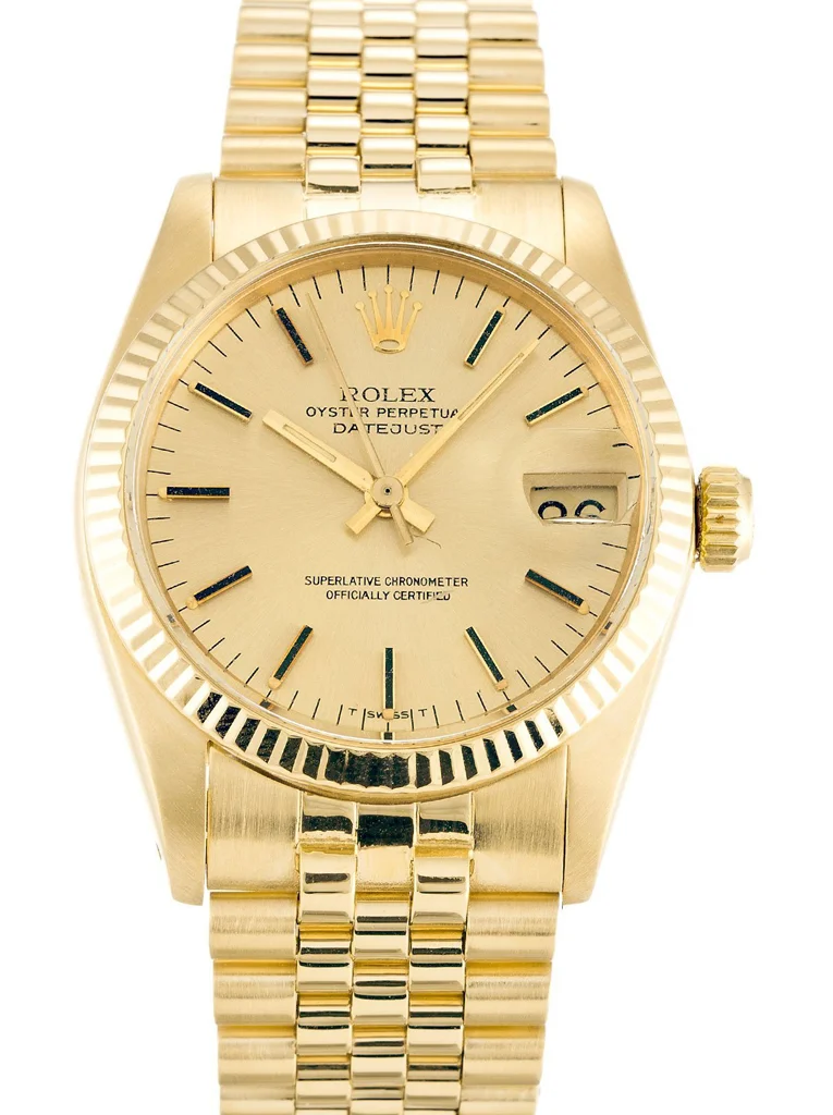 Rolex Datejust Mid-Size 30mm Champagne Dial 6827 - Bestter Watches
