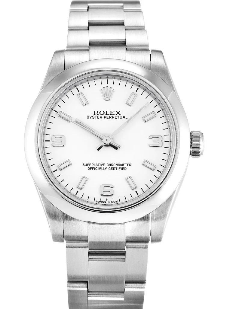 Rolex Oyster Perpetual Lady 31mm White Dial 177200-2 - Bestter Watches