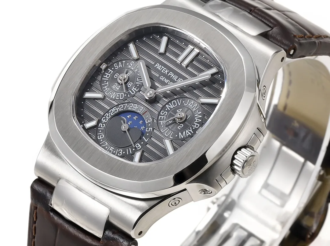 Patek Philippe Nautilus Grey Perpetual Watch - Bestter Watches