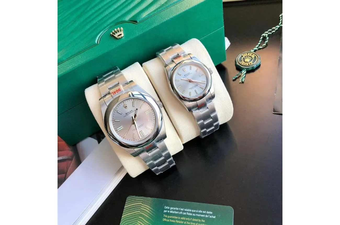 Couple Watches Rolex Oyster Perpetual 31/41mm SS/SS Sliver/Stk - Bestter Watches