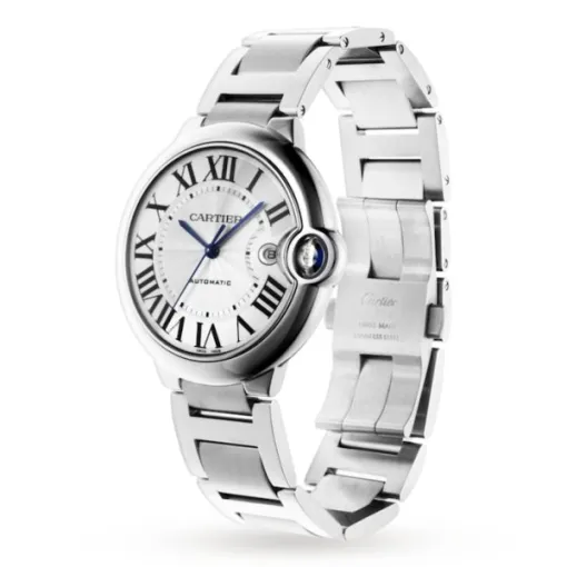 Cartier Ballon Bleu de Cartier Men Automatic Silver Stainless Steel Watch WSBB0049 - Bestter Watches