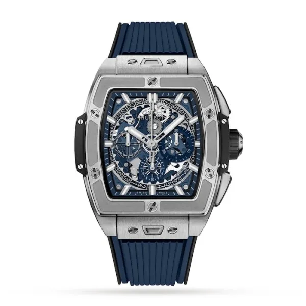 Hublot Spirit Of Big Bang Men Automatic Blue Rubber Watch 641.NX.7170.RX - Bestter Watches