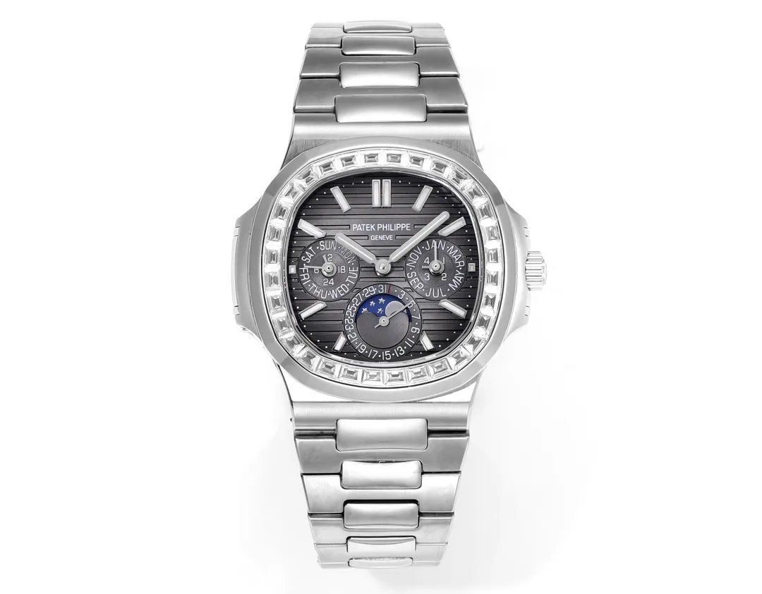 Patek Philippe Nautilus Grey Complication Watch - Bestter Watches