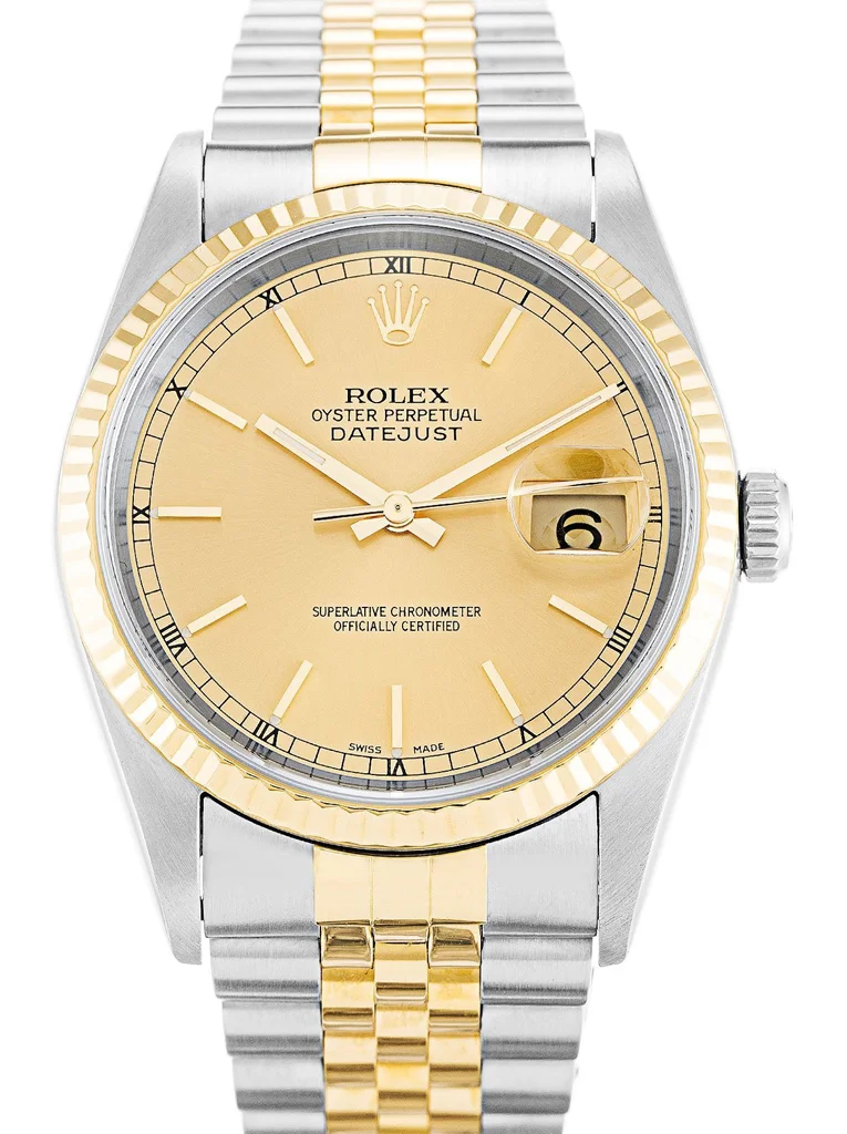 Rolex Datejust 36mm Champagne Dial 16233 - Bestter Watches