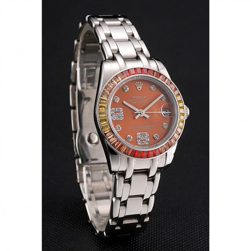 Rolex Datejust 33mm Orange Dial REP016821 - Bestter Watches