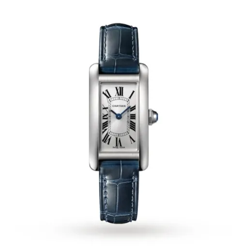 Cartier Tank Américaine Women Quartz Silver Alligator Watch WSTA0043 - Bestter Watches