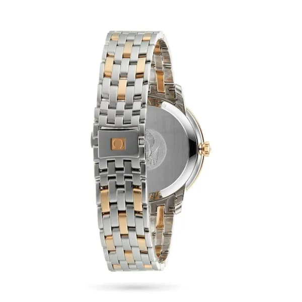 Omega De Ville Men Automatic Green Stainless Steel   18ct Gold Watch O42420402010001 - Bestter Watches