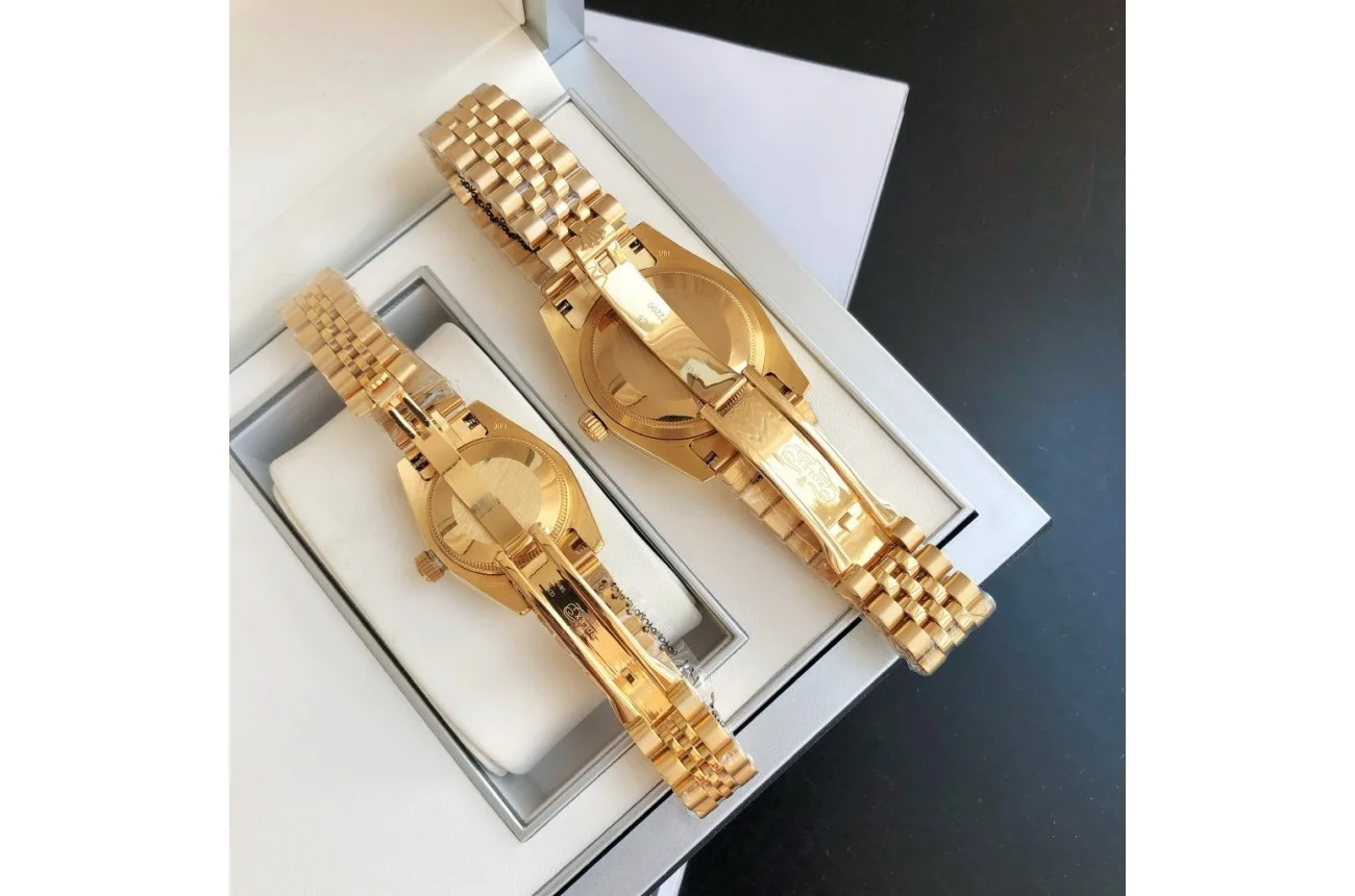 Couple Watches Rolex Datejust 36/28mm RG/RG Jub Sliver/Dial - Bestter Watches