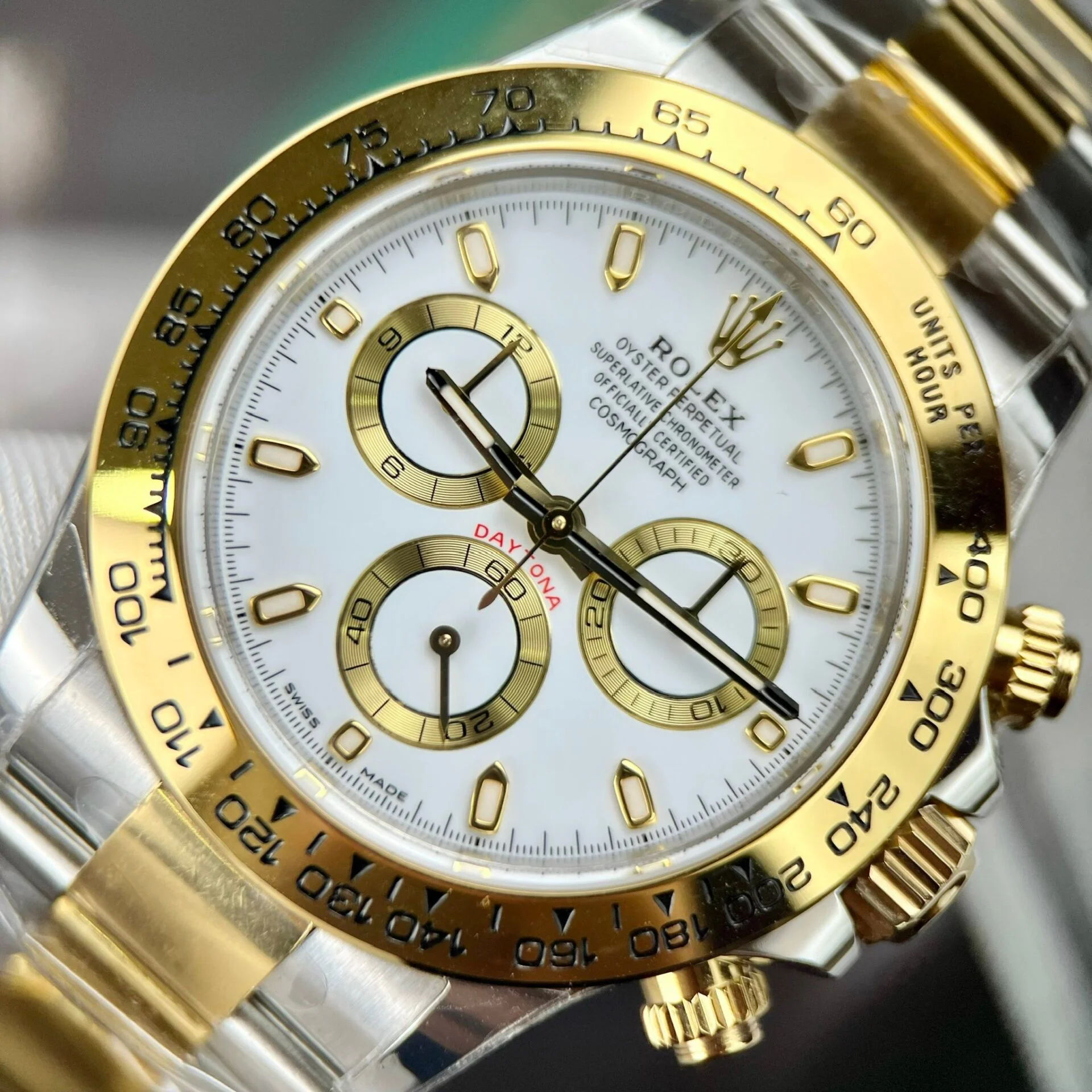 Superclone Rolex Daytona 40 mm White Dial 126503 - Bestter Watches