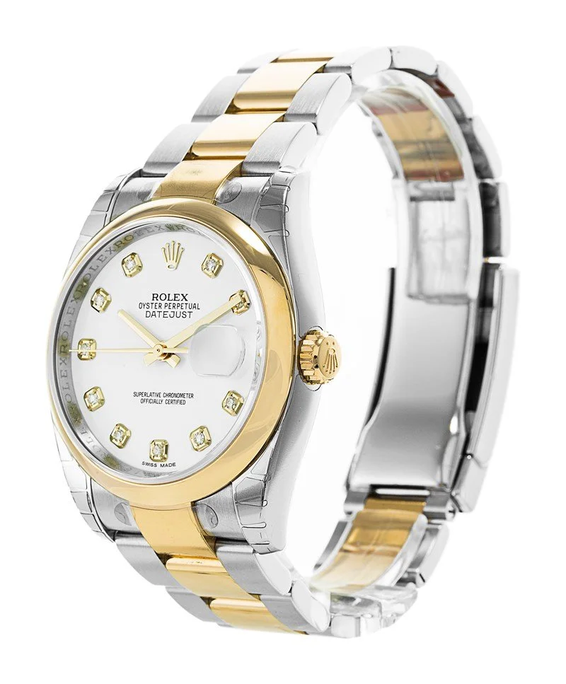 Rolex Datejust 36mm White Dial 116203 - Bestter Watches