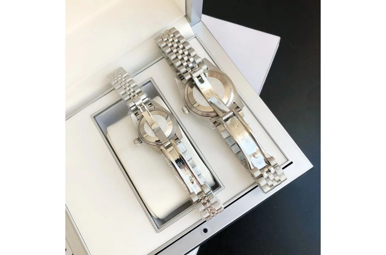 Couple Watches Rolex Datejust 36/28mm SS/SS Jub Blue/Dial - Bestter Watches