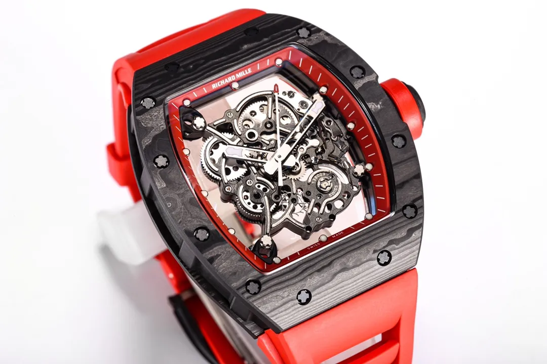 Richard Mille RM055 Red Carbon Fiber Watch - Bestter Watches