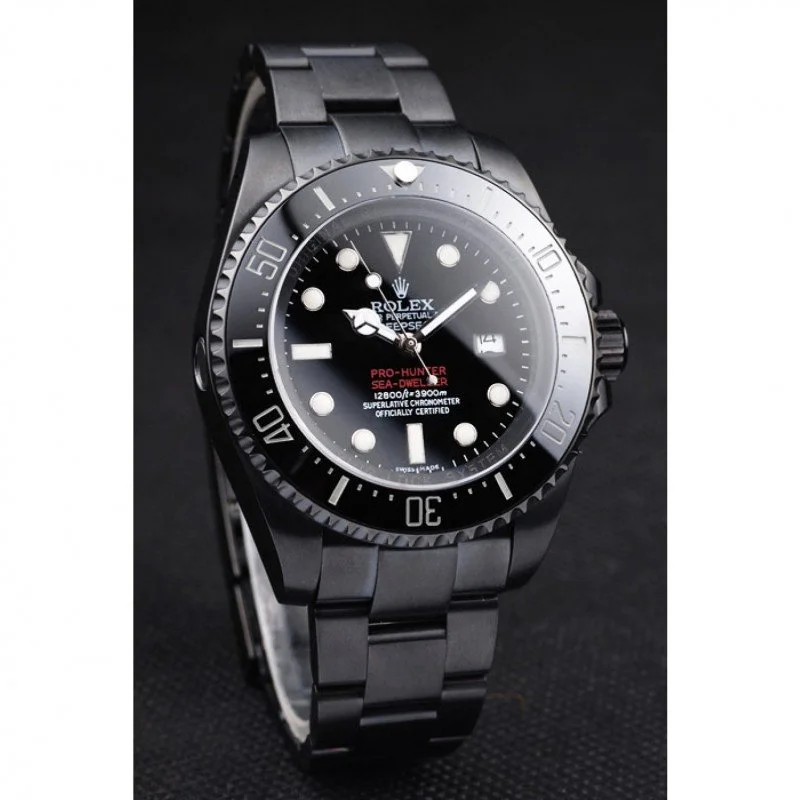 Superclone Rolex Deepsea 42mm Black Dial REP016819 - Bestter Watches