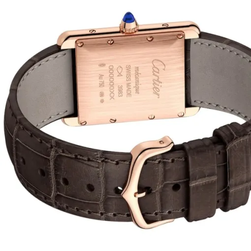 Cartier Tank Louis Cartier Women Automatic White Leather Watch WGTA0011 - Bestter Watches