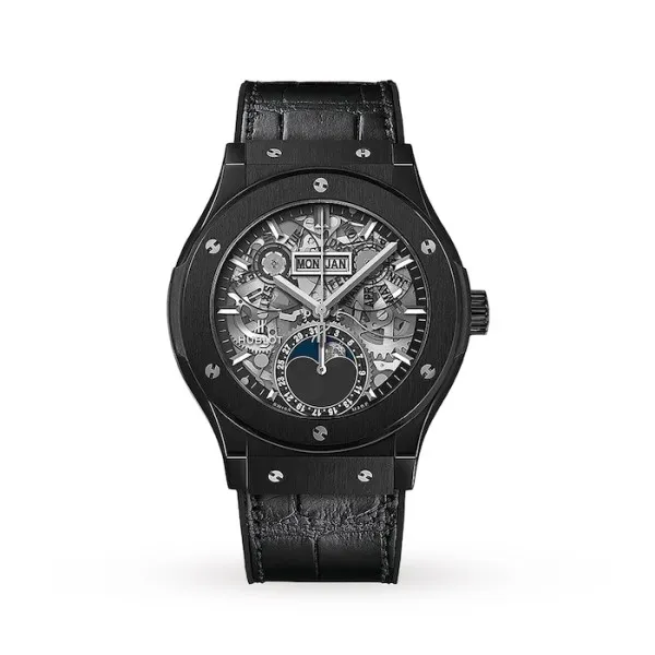 Hublot Classic Fusion Men Automatic Black Alligator Watch 547.CX.0170.LR - Bestter Watches