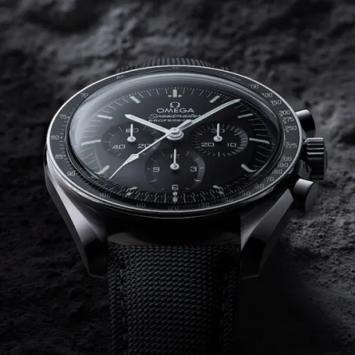 Omega Speedmaster Men Automatic Black Nylon Watch O31032425001001 - Bestter Watches