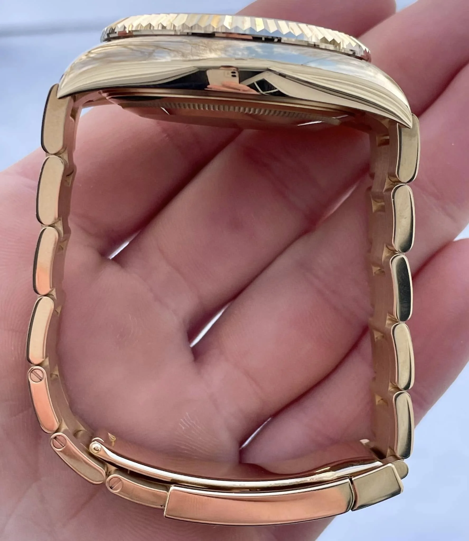 Superclone Rolex Sky-Dweller 42 mm Intense white Dial 336938 - Bestter Watches