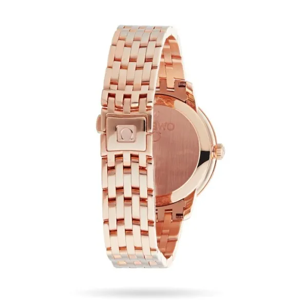 Omega De Ville Women Automatic Mother of Pearl 18ct Rose Gold Watch O42450332005002 - Bestter Watches
