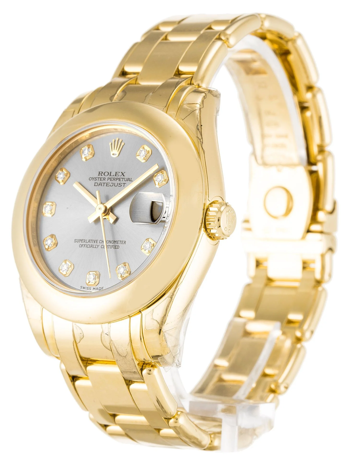 Rolex Pearlmaster 31mm Silver Dial 81208 - Bestter Watches