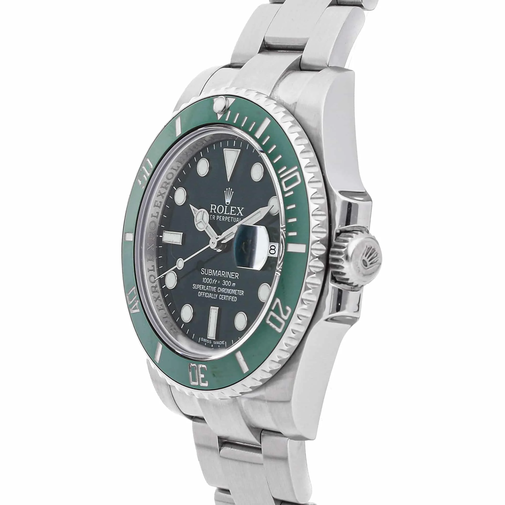 Superclone Rolex Submariner 40mm Green Dial 116610LV  Hulk - Bestter Watches