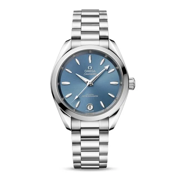 Omega Aquaterra Women Automatic Blue Stainless Steel Watch O22010342003002 - Bestter Watches