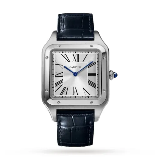 Cartier Santos-Dumont Men Automatic Silver Stainless Steel Watch WSSA0032 - Bestter Watches