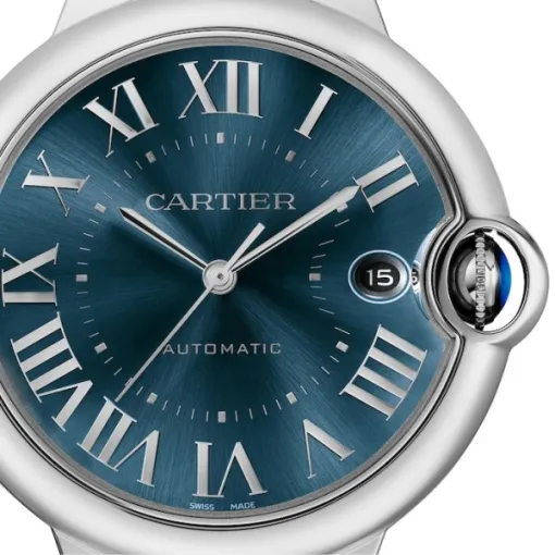 Cartier Ballon Bleu de Cartier Men Automatic Blue Stainless Steel Watch WSBB0061 - Bestter Watches