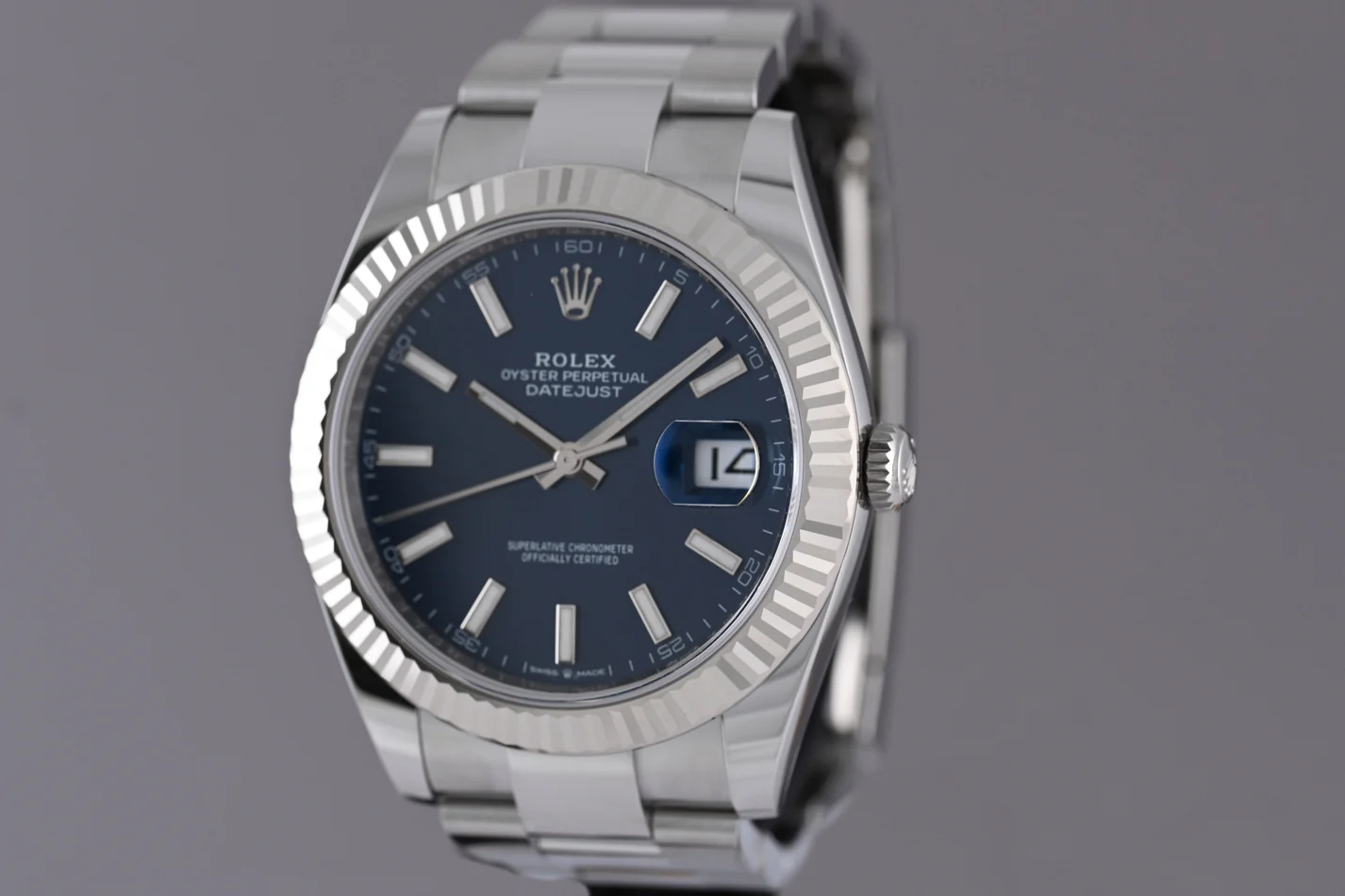 Rolex Datejust 41mm Blue Dial 126334 Oyster - Bestter Watches