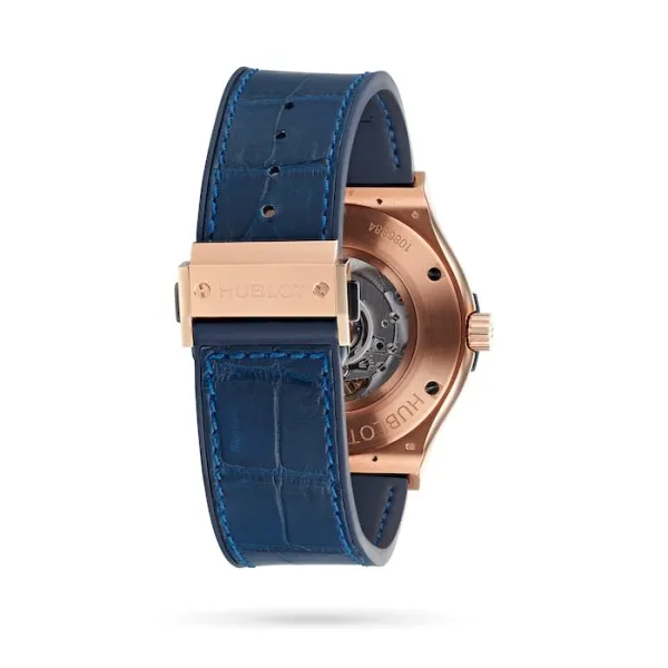 Hublot Classic Fusion Men Automatic Blue Leather Watch 511.OX.7180.LR - Bestter Watches