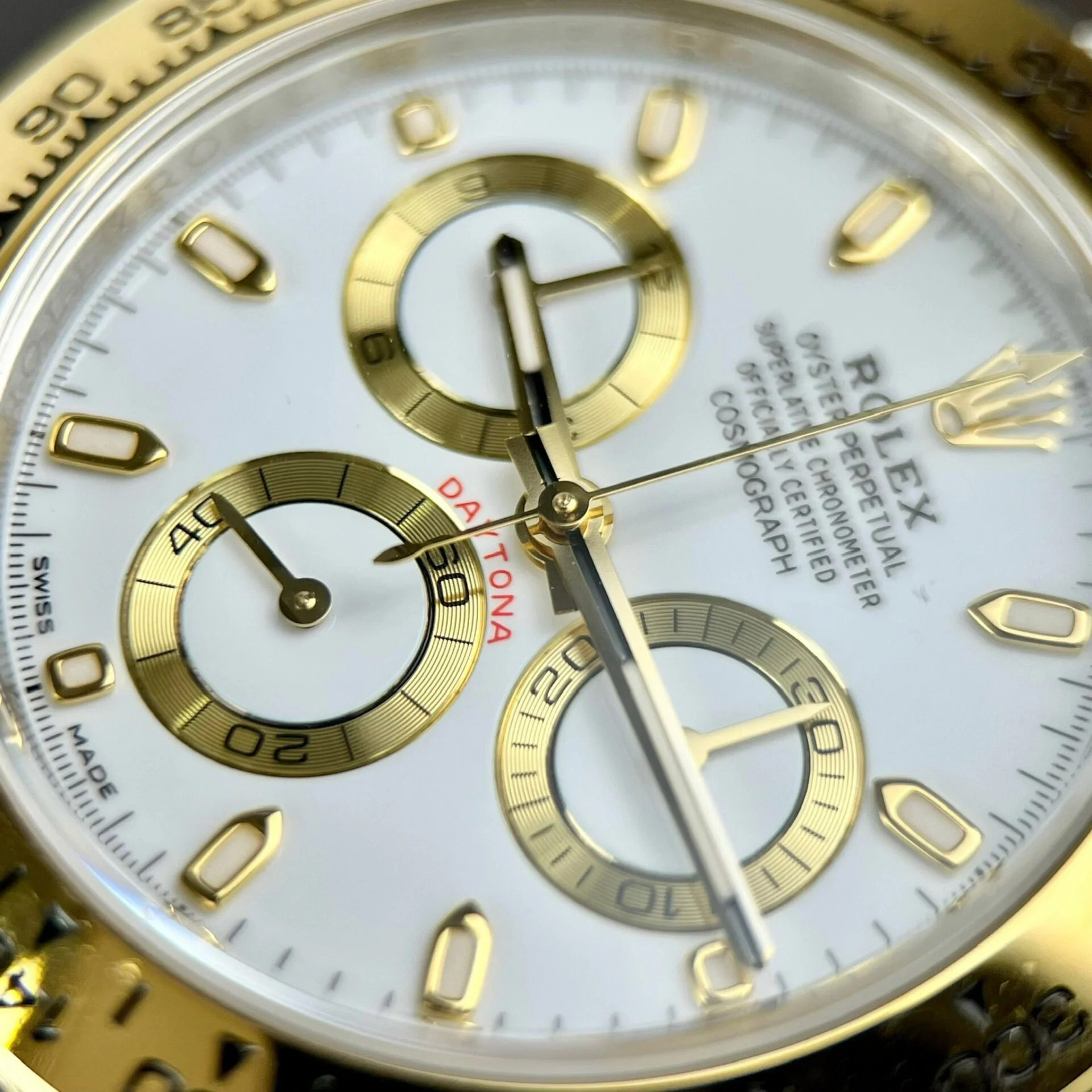 Superclone Rolex Daytona 40 mm White Dial 126503 - Bestter Watches
